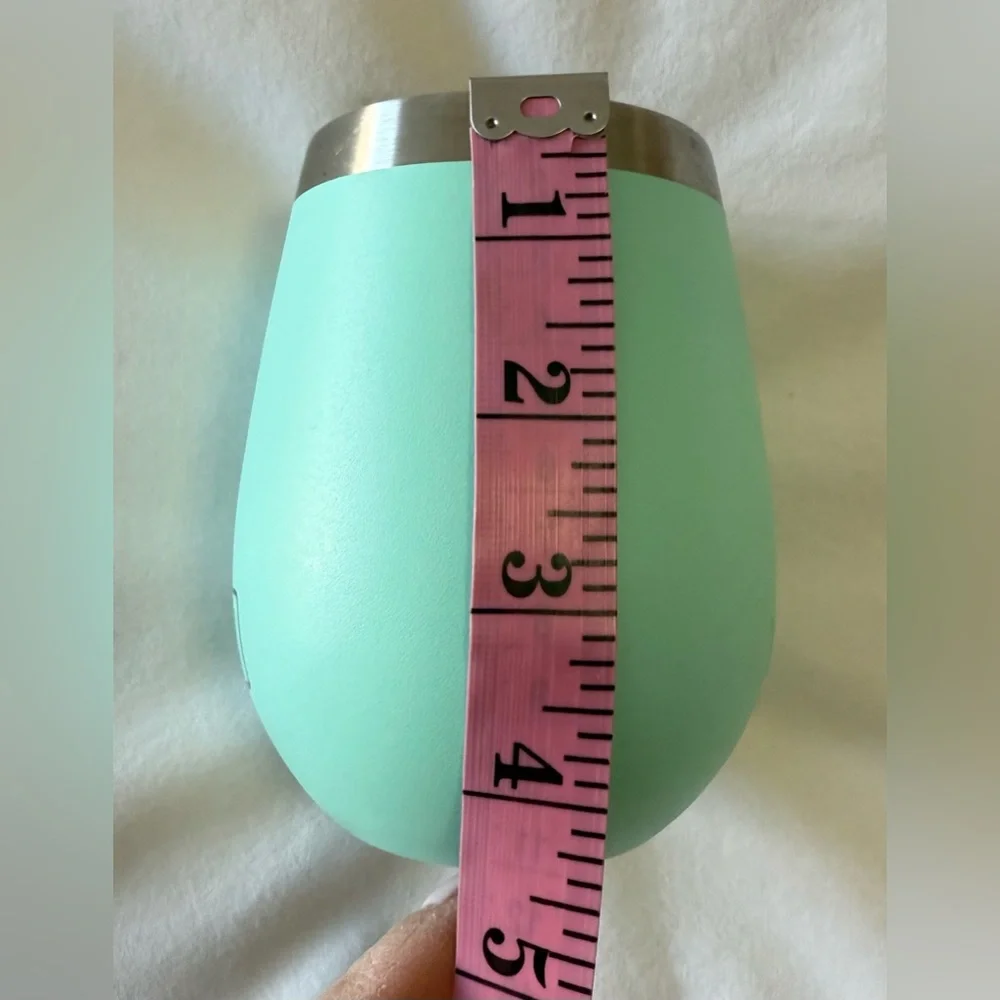 YETI Rambler 10 oz Wine Tumbler Vacuum Insulated Stainless Steel Seafoam - Picture 5 of 6